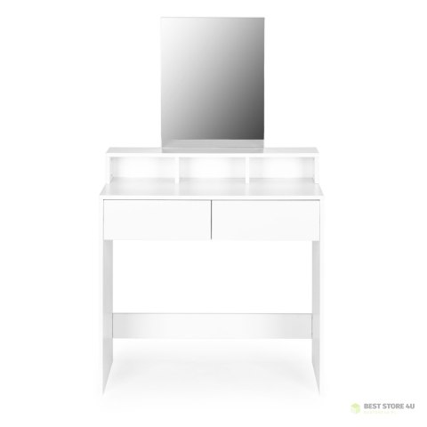 Duża nowoczesna toaletka kosmetyczna lustro szuflady ModernHome Duża nowoczesna toaletka kosmetyczna lustro szuflady ModernHome