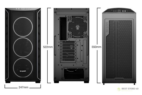 OBUDOWA BE QUIET! SHADOW BASE 800 FX BLACK OBUDOWA BE QUIET! SHADOW BASE 800 FX BLACK