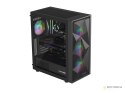 OBUDOWA GENESIS DIAXID 605 ARGB MIDI TOWER Z OKNEM USB-C CZARNA