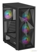 OBUDOWA GENESIS DIAXID 605 ARGB MIDI TOWER Z OKNEM USB-C CZARNA