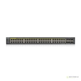 Zyxel GS1920-48HPV2 Zarządzany Gigabit Ethernet (10/100/1000) Obsługa PoE Czarny