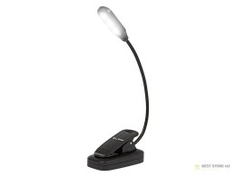 44-162# Lampka biurkowa led lb-18 z klipsem czarna