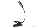 44-162# Lampka biurkowa led lb-18 z klipsem czarna