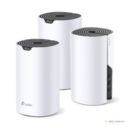 TP-Link Deco S7 (3-pack) Dual-band (2.4 GHz/5 GHz) Wi-Fi 5 (802.11ac) Biały, Czarny Wewnętrzne