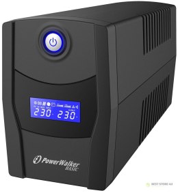 PowerWalker VI 1000 STL Technologia line-interactive 1 kVA 600 W 2 x gniazdo sieciowe