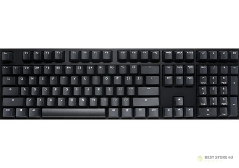 Ducky Origin Phantom Black klawiatura Uniwersalne USB QWERTZ Niemiecki Czarny