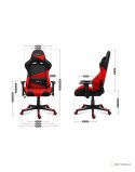 Fotel gamingowy Huzaro Force 6.2 Red Mesh