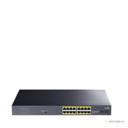 Cudy GS1020PS2 łącza sieciowe Gigabit Ethernet (10/100/1000) Obsługa PoE Czarny