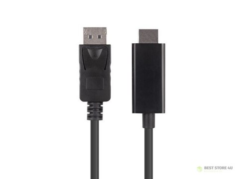 LANBERG KABEL DISPLAYPORT (M) V1.1->HDMI (M) 5M CA-DPHD-11CC-0050-BK LANBERG KABEL DISPLAYPORT (M) V1.1->HDMI (M) 5M CA-DPHD-11CC-0050-BK