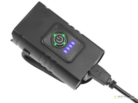 Lampka na rower rowerowa led t6 przód tył usb aku Lampka na rower rowerowa led t6 przód tył usb aku