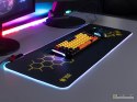 Podkładka pod klawiaturę i mysz TRACER GAMEZONE Hexy1 RGB (80/30/0,4)