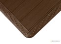 Stół cateringowy bankietowy ogrodowy składany 180x75 cm brązowy ModernHome