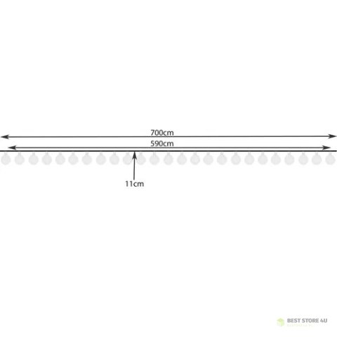 Girlanda solarna 7m 2V IP44 Gardlov 23865 Girlanda solarna 7m 2V IP44 Gardlov 23865