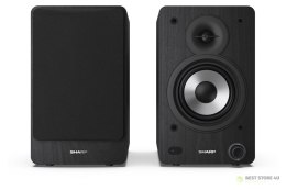 Sharp Bookshelf Speakers 2-drożny Czarny Przewodowy i Bezprzewodowy 60 W