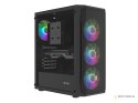 FURY OBUDOWA KOMPUTEROWA FURY SHOBO SH4F RGB MIDI Z OKNEM CZARNA
