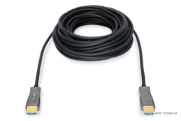 Kabel połączeniowy hybrydowy HDMI 2.0 Premium HighSpeed Ethernet 4K60Hz UHD HDMI A/HDMI A M/M 30m