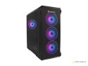Obudowa NATEC Genesis Irid 503 ARGB NPC-1559 (Micro ATX. Mini ITX; kolor czarny)