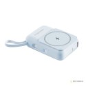 POWER BANK indukcyjny Kruger&Matz 10000 mAh Mag Safe z kablem niebieski