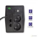 QOLTEC ZASILACZ AWARYJNY UPS 1000VA | 600W | LCD | USB | RJ45