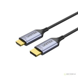 UNITEK KABEL DISPLAYPORT 1.4 DO HDMI 2.1, 8K, 1,8M