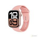 Crong Liquid - Pasek do Apple Watch 38/40/41/42mm (łososiowy)