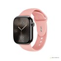 Crong Liquid - Pasek do Apple Watch 38/40/41/42mm (łososiowy)