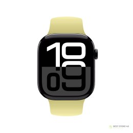 Crong Liquid - Pasek do Apple Watch 38/40/41/42mm (słomkowy)