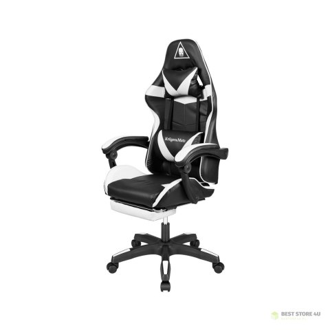 Fotel Gamingowy Kruger&Matz Gx-150 Czarno-Biały Fotel Gamingowy Kruger&Matz Gx-150 Czarno-Biały