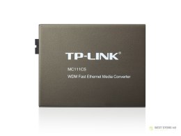 TP-LINK MC111CS konwerter sieciowy 100 Mbit/s 1550 nm Pojedynczy Czarny