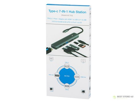 86-071# Rozgałęźnik usb wt.a-7w1 hub-05 86-071# Rozgałęźnik usb wt.a-7w1 hub-05