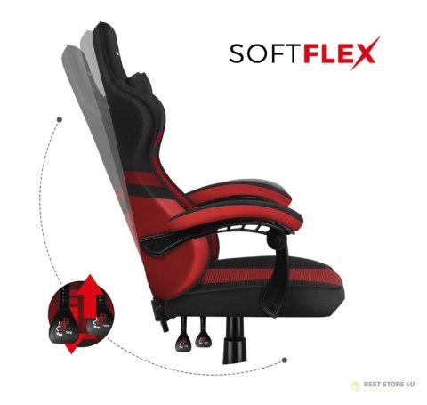 Fotel gamingowy Huzaro Force 4.4 Red Mesh