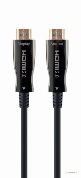 GEMBIRD AKTYWNY KABEL OPTYCZNY (AOC) HIGH SPEED HDMI Z ETHERNETEM SERIA PREMIUM, 50M