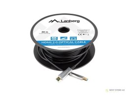 Lanberg CA-HDMI-20FB-0400-BK optyczny kabel HDMI M/M 40m v2.0 4K AOC