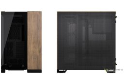 Obudowa CORSAIR Geh Midi 6500X (Tempered Glass) Black/Walnut Wood