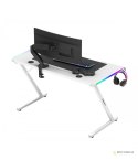 Biurko gamingowe Huzaro Hero 2.5 White RGB