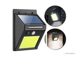 Lampa solarna 48 led cob czujnik zmierzchu i ruchu