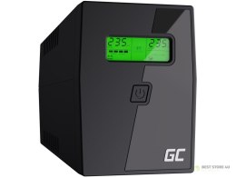 UPS ZASILACZ AWARYJNY Green Cell POWER PROOF 600VA 360W Z WYŚWIETLACZEM LCD UPS01LCD