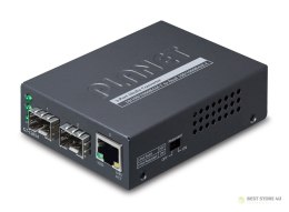 PLANET GT-1205A konwerter sieciowy 1000 Mbit/s Czarny