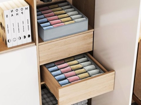 POJEMNIK NA BIELIZNĘ 24 30075 SZARY (144)