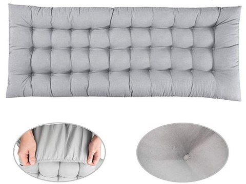 Poduszka na leżak ogrodowy duża pikowana 170x50 cm