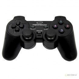 Gamepad Esperanza EG106 (PC, PS2, PS3; kolor czarny)