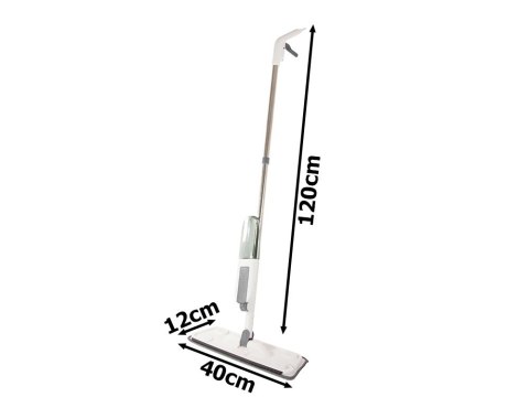 Mop płaski ze spryskiwaczem spray do mycia podłogi czyszczący myjka na wodę