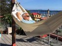 Hamak ogrodowy wiszący huśtawka bujak worek duży