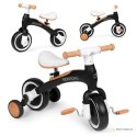 Rowerek biegowy z pedałami - treningowy kółka boczne 3w1 czarny ECOTOYS