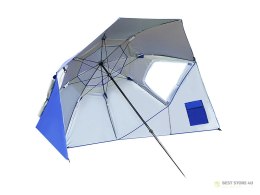 Duży parasol plażowy ogrodowy parawan składany 2w1