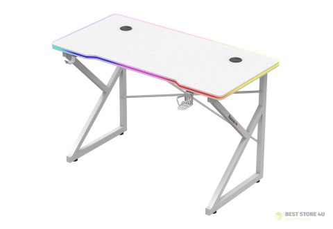 Biurko gamingowe Huzaro Hero 1.7 RGB White Biurko gamingowe Huzaro Hero 1.7 RGB White