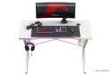 Biurko gamingowe Huzaro Hero 1.7 RGB White