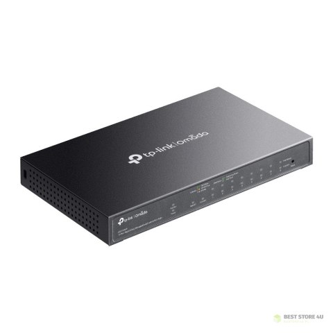 Switch TP-LINK ES210GMP Omada 10-Port Gigabit Easy Managed Switch with 8-Port PoE+ Switch TP-LINK ES210GMP Omada 10-Port Gigabit Easy Managed Switch with 8-Port PoE+