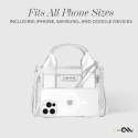 Case-Mate Micro Tote Bag - Wodoodporna torba na ramię (Silver Chrome/Clear)