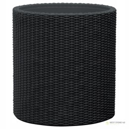 Donica okrągła LARGE CYLINDER PLANTER antracyt